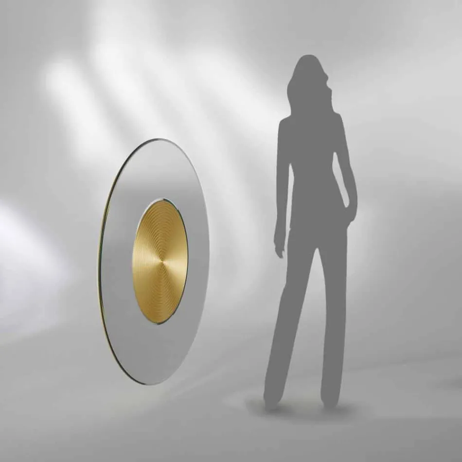 designer spegel med MDF stöd Malva Viadurini