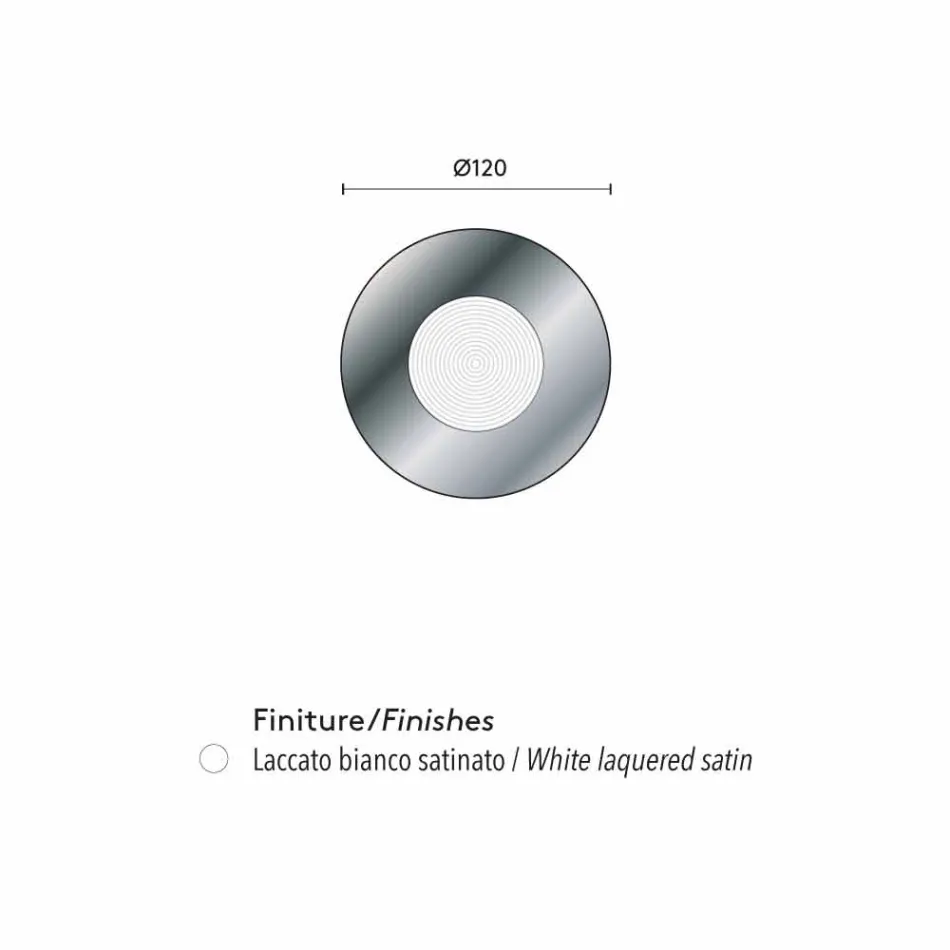 designer spegel med MDF stöd Malva Viadurini