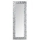 Väggspegel i handdekorerat trä tillverkat i Italien - Niagara Viadurini