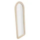 Sammetsklädd MDF väggspegel med välvd topp - Jessica Viadurini