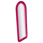 Sammetsklädd MDF väggspegel med välvd topp - Jessica Viadurini