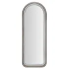 Sammetsklädd MDF väggspegel med välvd topp - Jessica Viadurini