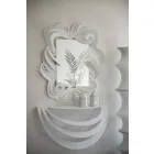 Modern rektangulär järnväggspegel tillverkad i Italien - Penny Viadurini