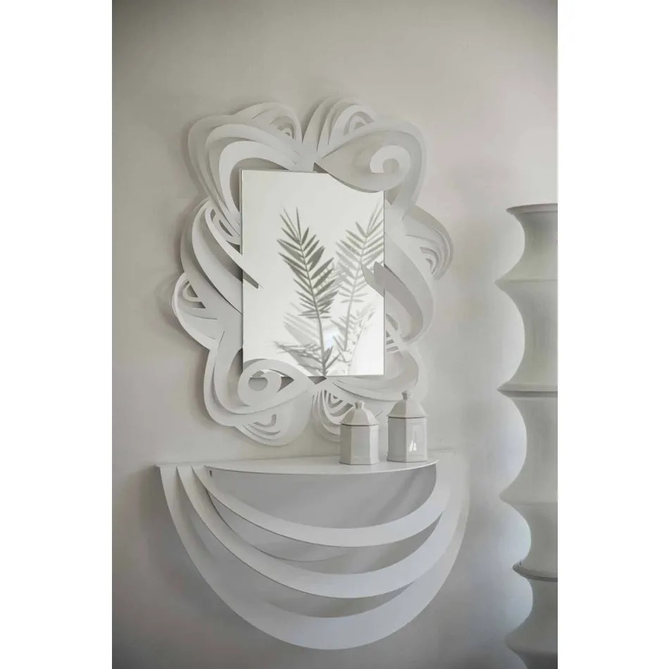 Modern rektangulär järnväggspegel tillverkad i Italien - Penny Viadurini