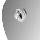 Rund väggspegel avfasad Enkel design tillverkad i Italien - Odile Viadurini