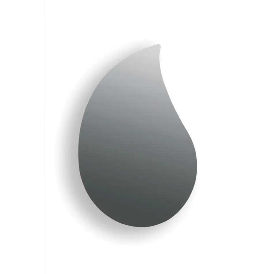 Aurelia droppformad väggspegel Tillverkad i Italien Viadurini