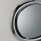 Formad väggspegel med böjd ram Tillverkad i Italien - Babila Viadurini