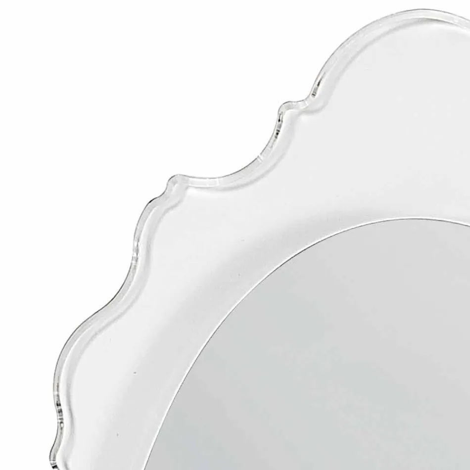 transparent spegel Joy design, tillverkad i Italien Viadurini