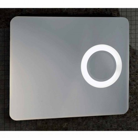 Sminkspegel modern design, LED-belysning, Maren Viadurini