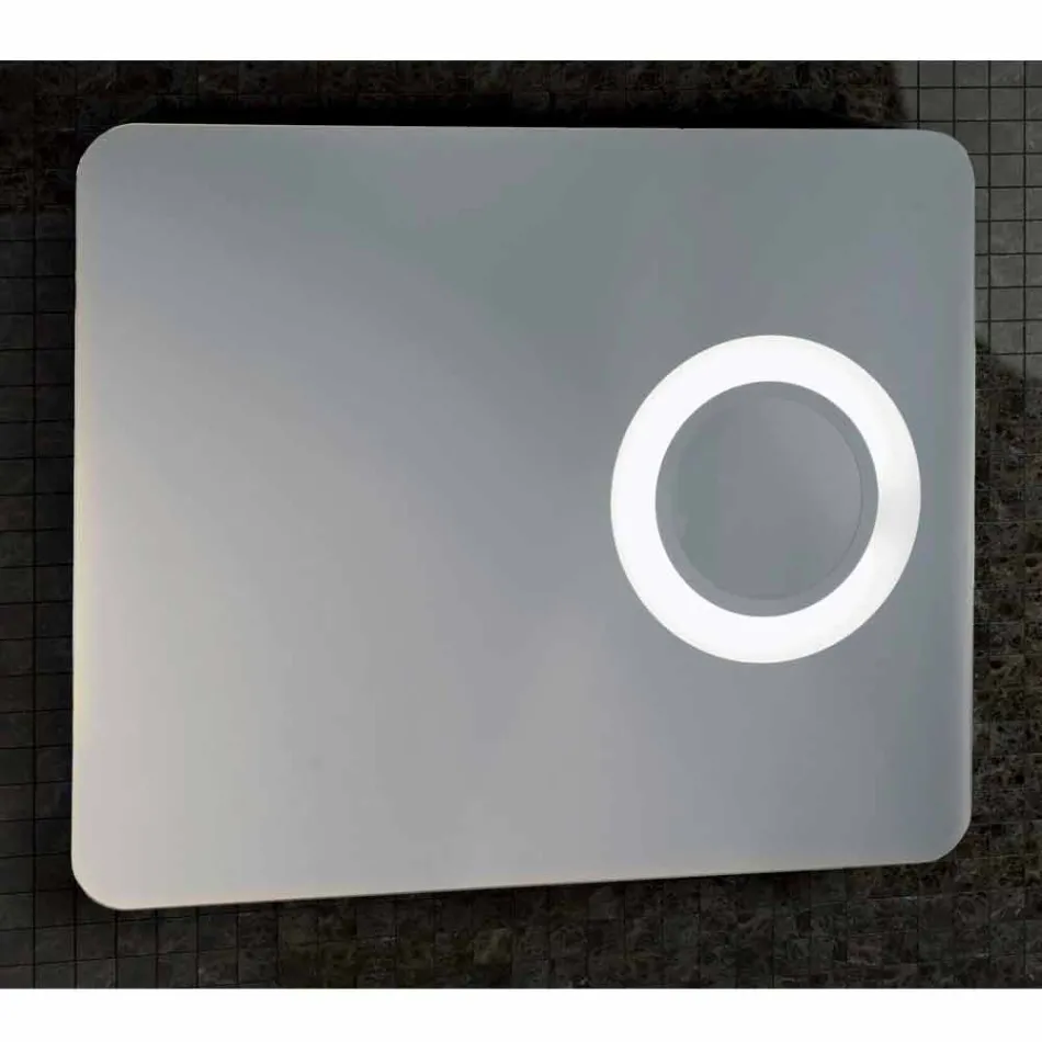 Sminkspegel modern design, LED-belysning, Maren Viadurini