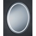 Mirror modern design med LED-belysning bad Ren