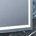 Mirror modern design badrum med LED-belysning Paco Viadurini