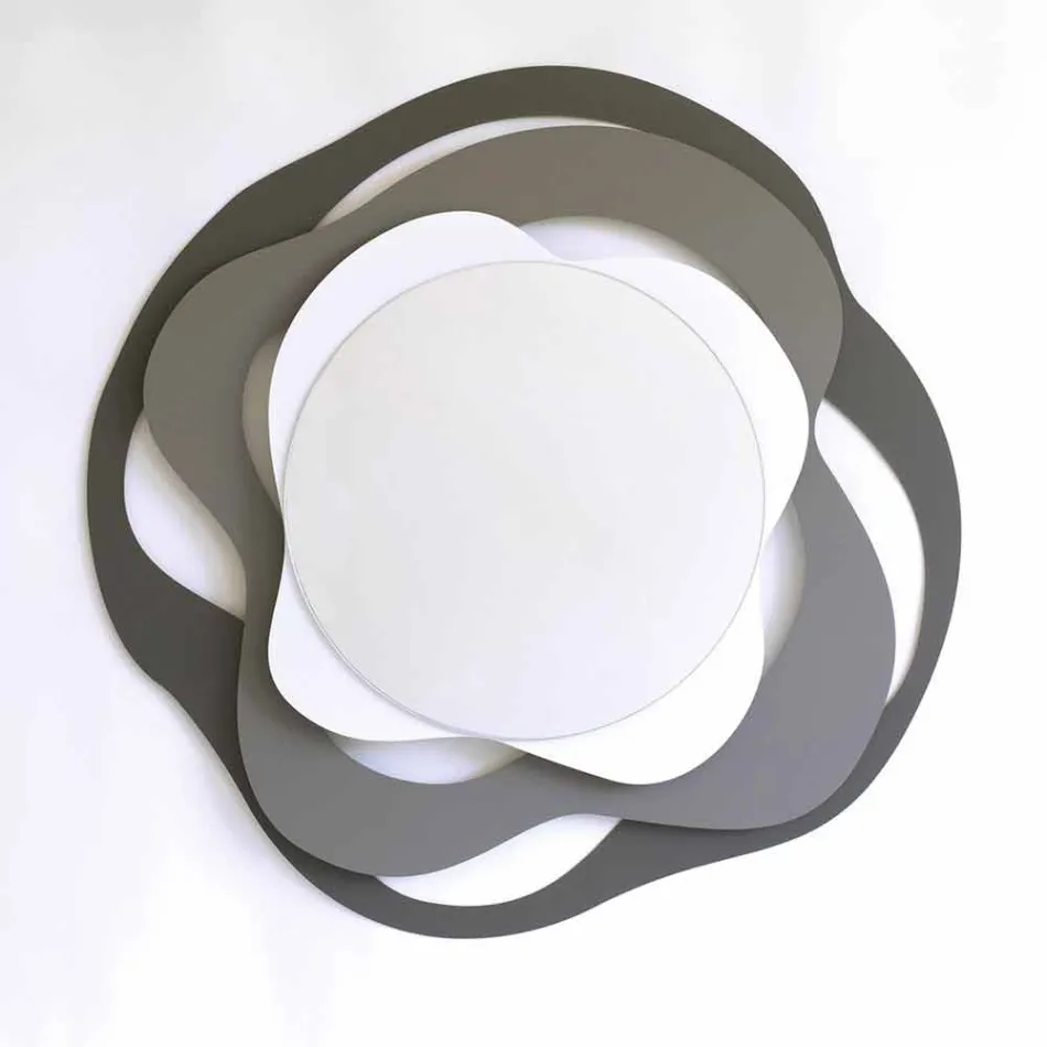 Modern designspegel från Tricolor Iron Wall Made in Italy - Gertrude Viadurini
