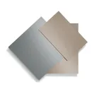 Spegel gjord av 3 överlappande plattor, 2 brons och 1 rökfärgad - Armida Viadurini