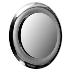 Böjd glasspegel med bakgrundsbelysta LED-lampor - Excelsior Viadurini