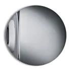 Italiensk vågformad spegel i smält glas - Candida Viadurini