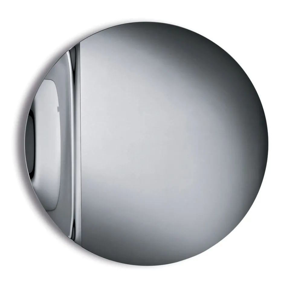 Italiensk vågformad spegel i smält glas - Candida Viadurini