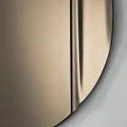 Italiensk vågformad spegel i smält glas - Candida Viadurini