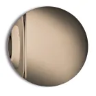 Italiensk vågformad spegel i smält glas - Candida Viadurini