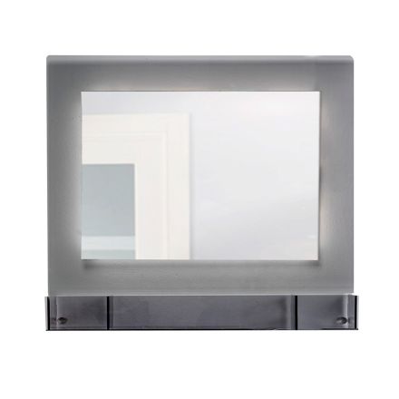 Horisontell spegelbehållare i plexiglas, tillverkad i Italien - Kiran Viadurini