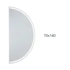 Bakgrundsbelyst spegel med kontinuerlig LED-rand - Excelsior Viadurini