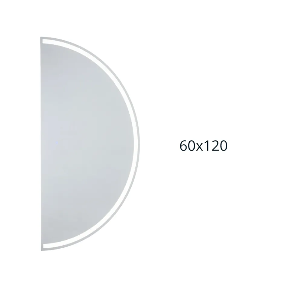 Bakgrundsbelyst spegel med kontinuerlig LED-rand - Excelsior Viadurini