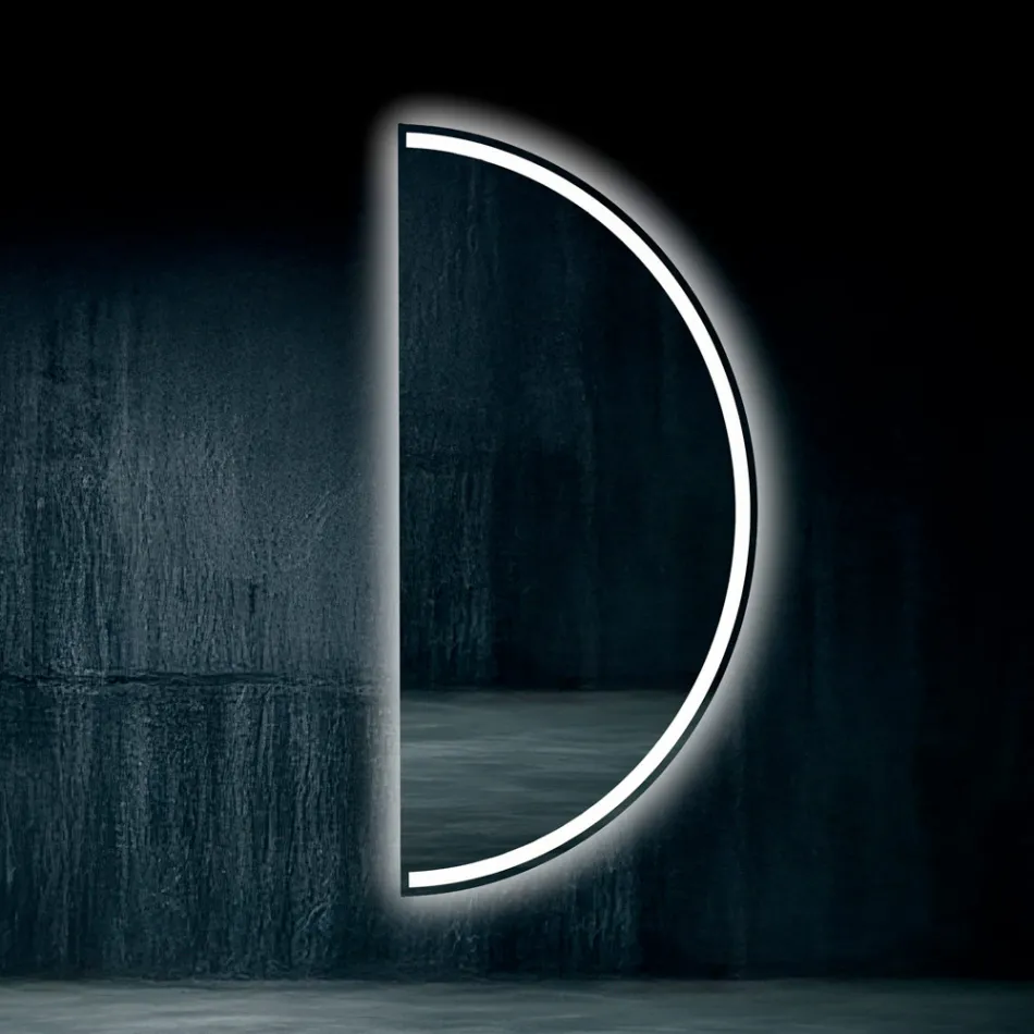 Bakgrundsbelyst spegel med kontinuerlig LED-rand - Excelsior Viadurini