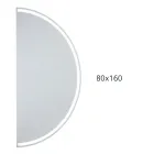 Bakgrundsbelyst spegel med kontinuerlig LED-rand - Excelsior Viadurini
