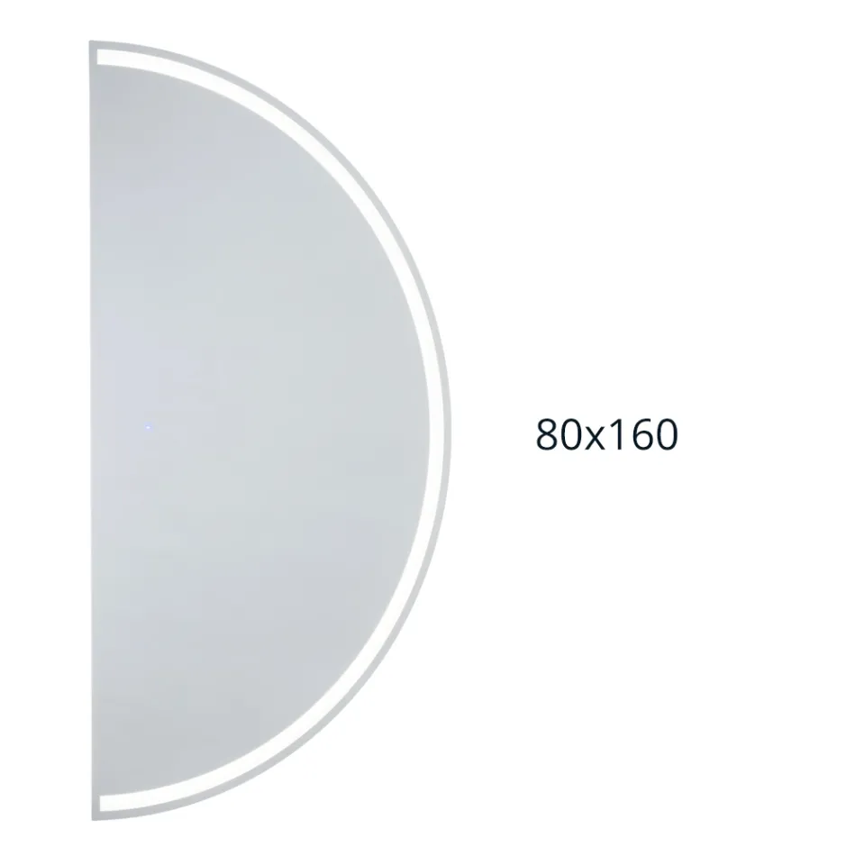 Bakgrundsbelyst spegel med kontinuerlig LED-rand - Excelsior Viadurini