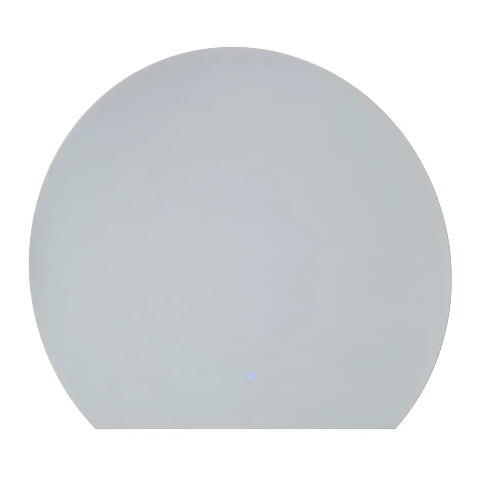 Bakgrundsbelyst spegel med kontinuerlig LED-ljusslinga på väggen - Excelsior Viadurini