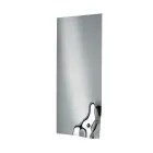 Rektangulär spegel med hörn i smält glas tillverkad i Italien - Adelinda Viadurini