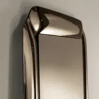 Rektangulär spegel med gjuten kristallram Tillverkad i Italien - Belinda Viadurini