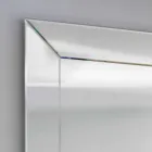 Mirror bundna kanten modern mark, H120 x L120CM, Daedalus Viadurini