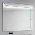 Mirror bundna kanten modern mark, H120 x L120CM, Daedalus Viadurini