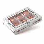 Handgjorda formade koppar kakformar blandad design 6 stycken - Giandaniele Viadurini