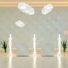 Luminous Statue Floor Design med Led Light för inomhus - Penelope av Myyour Viadurini