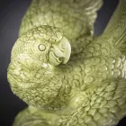 Papegojformad keramikfigur handgjord i Italien - Pagallo Viadurini