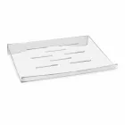 Laptopstativ i transparent eller rökt plexiglas Design 2 stycken - Nerdino Viadurini