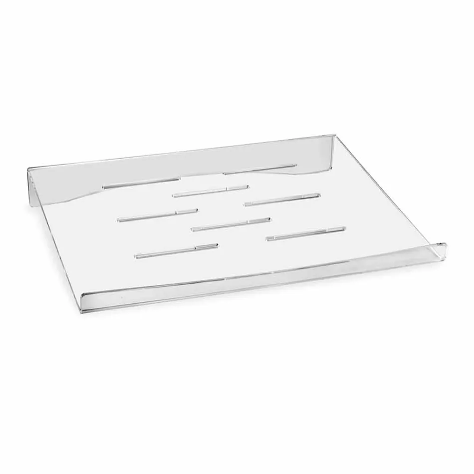 Laptopstativ i transparent eller rökt plexiglas Design 2 stycken - Nerdino Viadurini