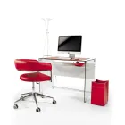 Tomma fickor i läder eller regenererat läder - Lermodell Viadurini