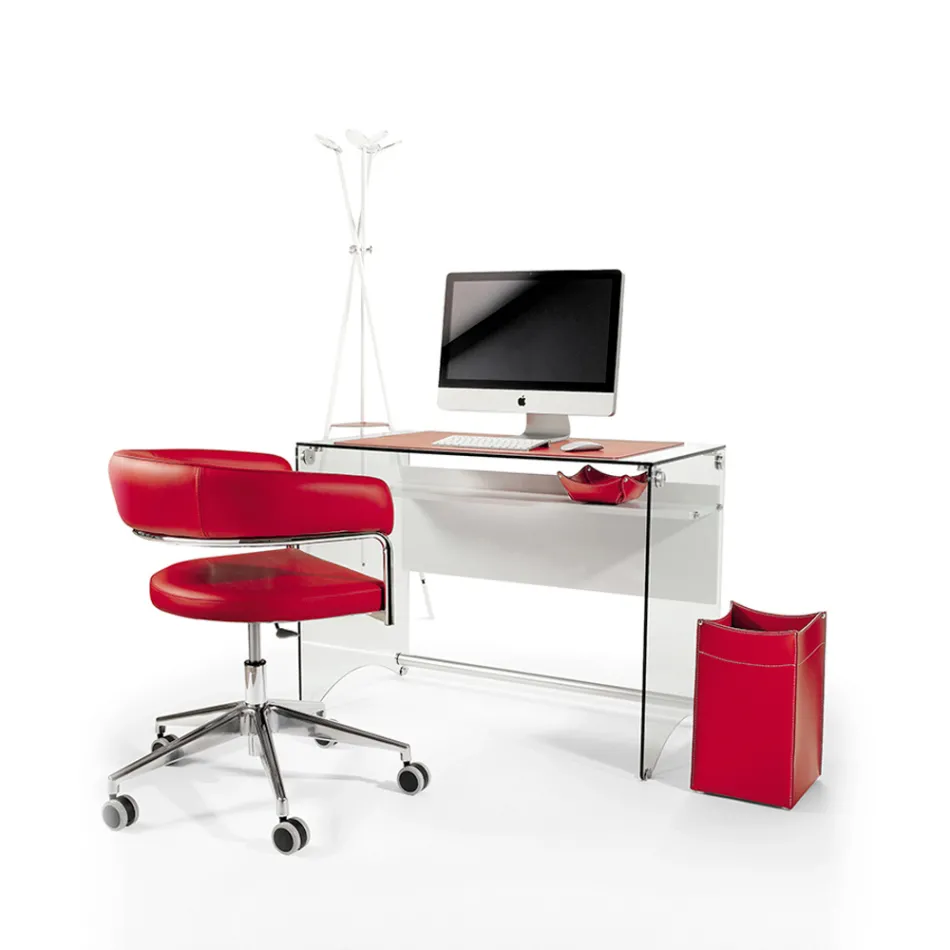 Tomma fickor i läder eller regenererat läder - Lermodell Viadurini