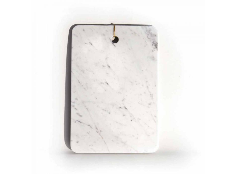 Skärbräda i Carrarra White Marble av Made in Italy Design - Masha Viadurini