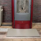 Lädermatta för spis / spis spis Cleo Tillverkad i Italien Viadurini