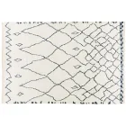 Handgjord ullmatta med lång lugg Handknuten i Türkiye - Benedetta Viadurini