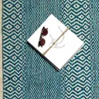 Modern design vardagsrumsmatta i handgjord ull och bomull - Minera Viadurini