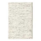 Vardagsrumsmatta i bomull, viskos och ull Tillverkad på en manuell vävstol - Melita Viadurini