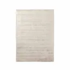 Modern vardagsrumsmatta i bomull och viskos, handvävd - silkeslen Viadurini