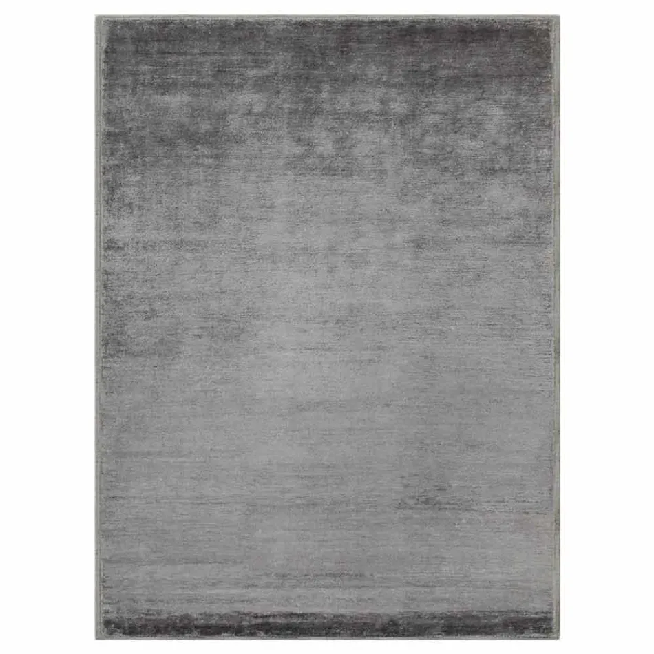 Färgad och modern designmatta i siden och bomull 2 mått - Zefiro Viadurini