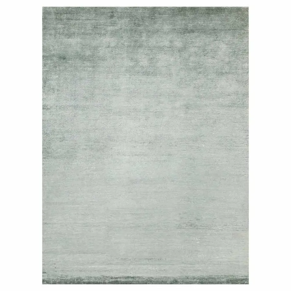 Färgad och modern designmatta i siden och bomull 2 mått - Zefiro Viadurini