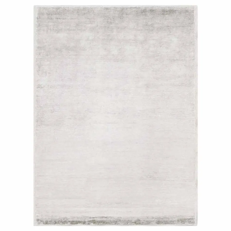 Färgad och modern designmatta i siden och bomull 2 mått - Zefiro Viadurini